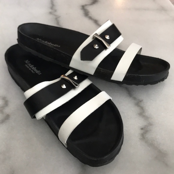 Leather Slides - Picture 2 of 4